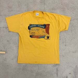 Hanes Lewis and Clark Corps of Discovery Map T-Shirt